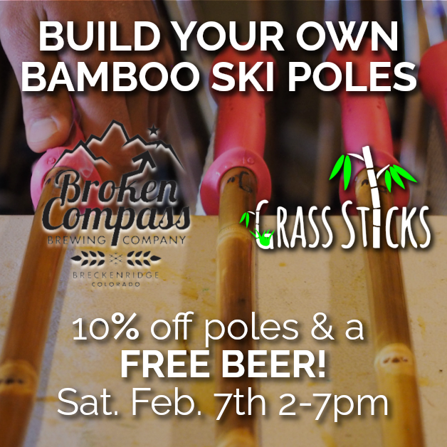 Brew & Build ...Your own bamboo ski poles!