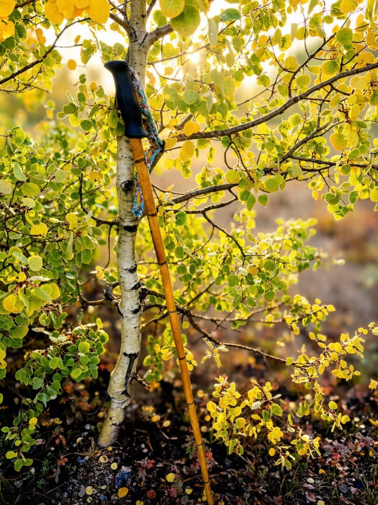 Fall colors, cool morning hikes, and the trusted bamboo trekking pole is all you need for some good leaf peepin&rsquo;

#bambooisbetter