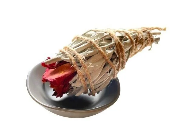 🌹✨Sage Stick &amp; Palo Santo Smudge Bowl ✨ 🌹