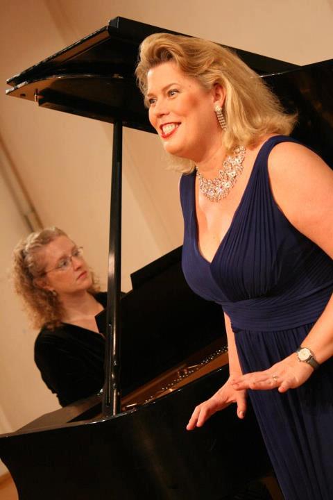 Tracy Cowden and Caroline Worra, premiering Vegetable Verselets , in 2011.