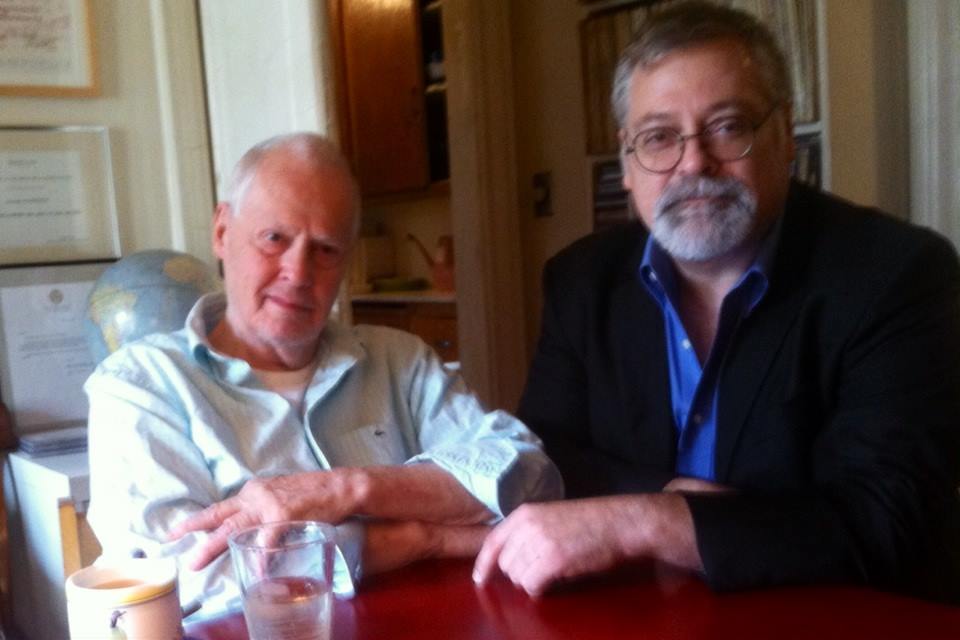 Ned Rorem and Daron Hagen in 2014