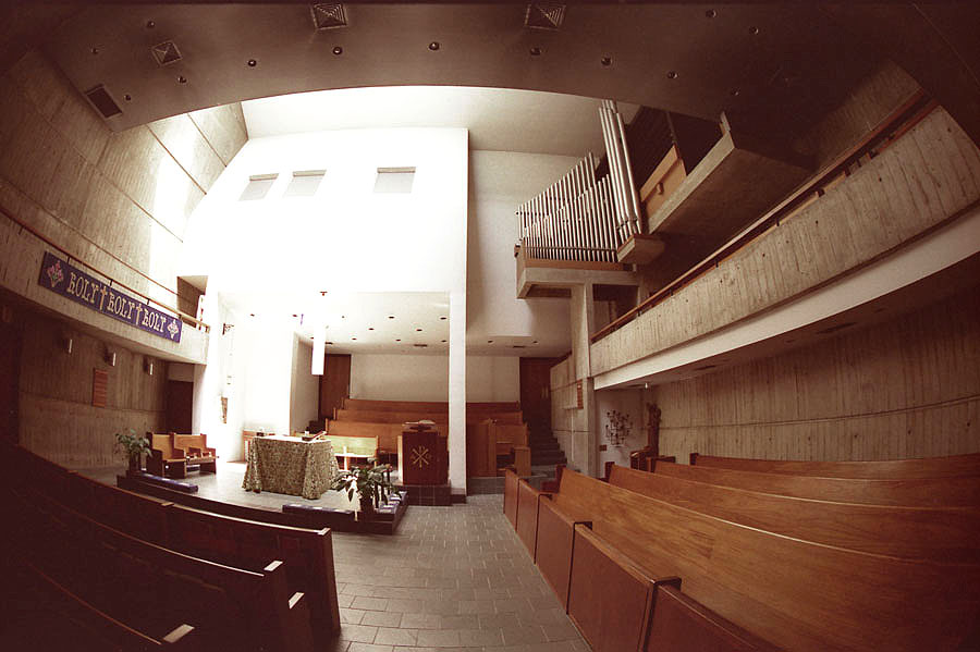 The Church of St. Matthew and St. Timothy in New York City, where the original version of this work was premiered.