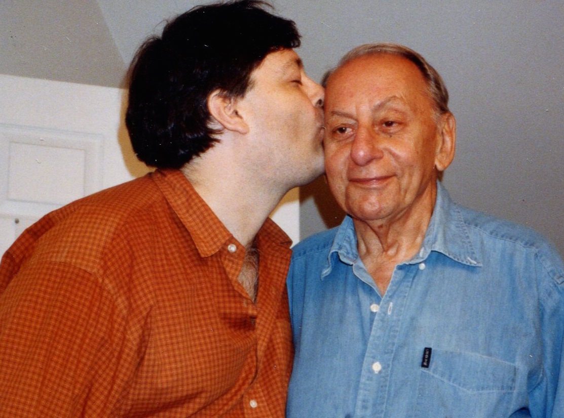 Daron and Tobias Schneebaum at Yaddo in 1998.