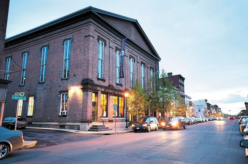 The Hudson Opera House, site of the premiere of Four Irish Folk Songs.