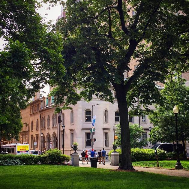 The Curtis Institute of Music, where Gian Carlo Menotti met Samuel Barber, ultimately joined the faculty, and where Daron Hagen went to school.