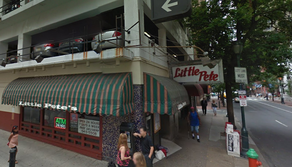 Little Pete's Restaurant. Cash only. A Philadelphia treasure, in October 2014. (Photo: Daron Hagen)
