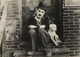Charlie Chaplin and the Dog.