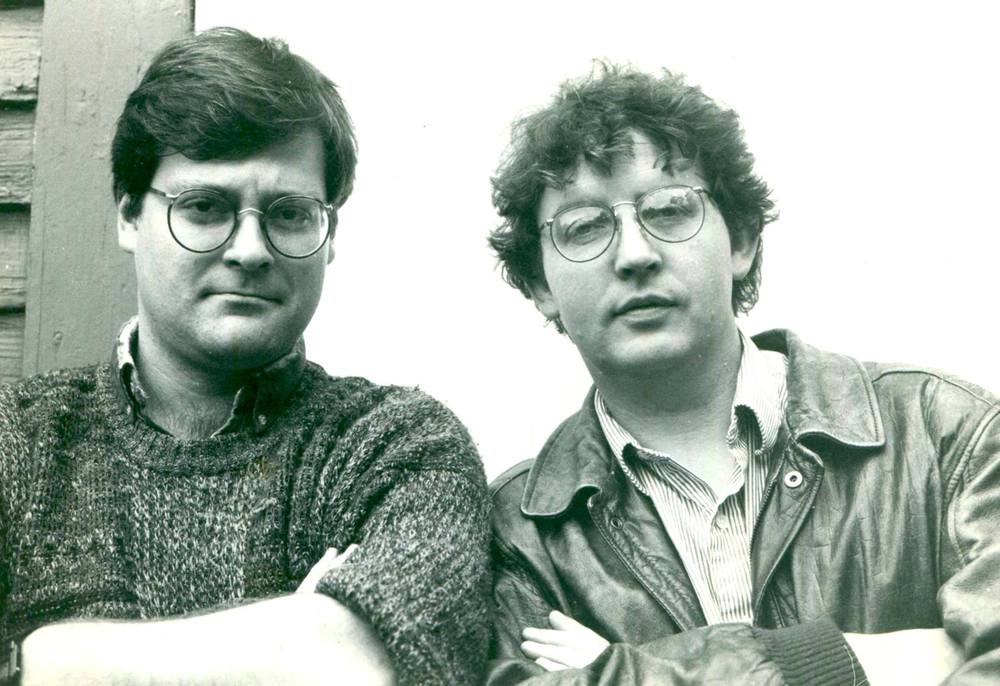 With collaborator Paul Muldoon.