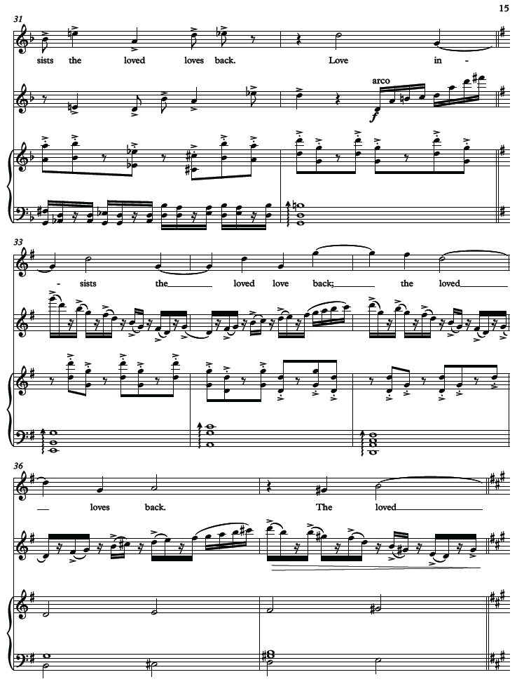 A page from the composition.