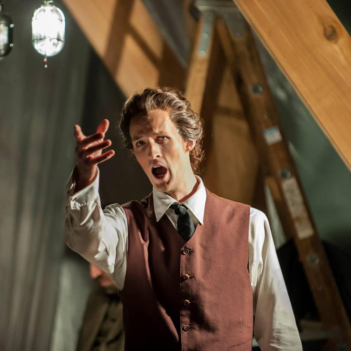 Tim Petty as Wright in the Tulsa Opera revival.