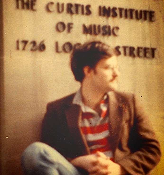 As a student at Curtis in 1982. (Photo credit: Norman Stumpf)