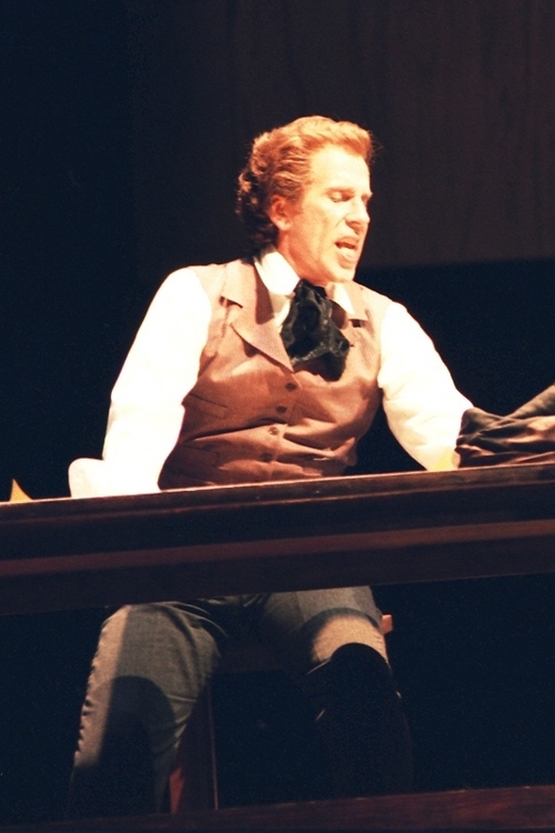 Michael Sokol as Frank Lloyd Wright in the Madison Opera production directed by Stephen Wadsworth.