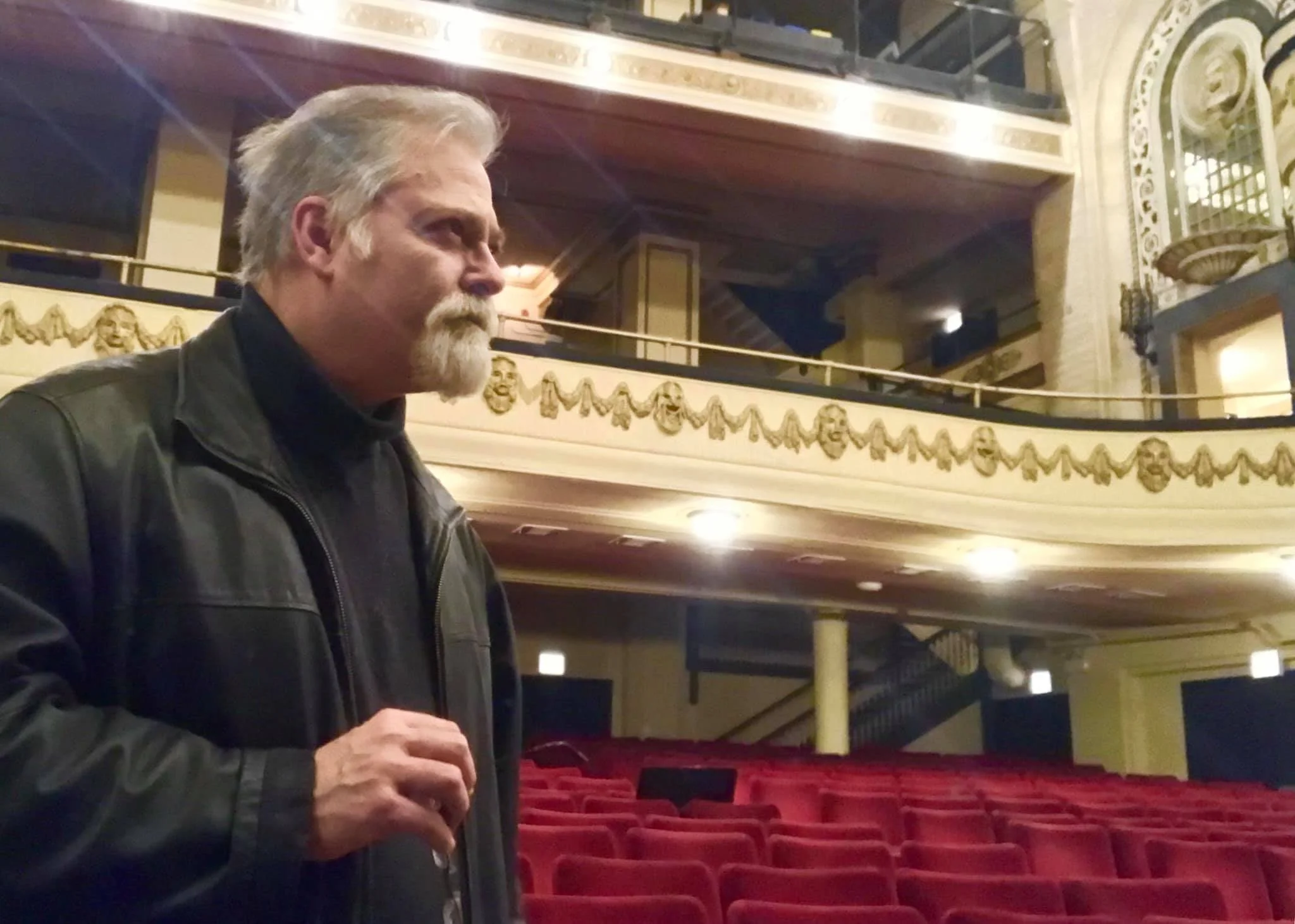 Daron giving a masterclass at the Studebaker Theater in Chicago for the Chicago College of Performing Arts.