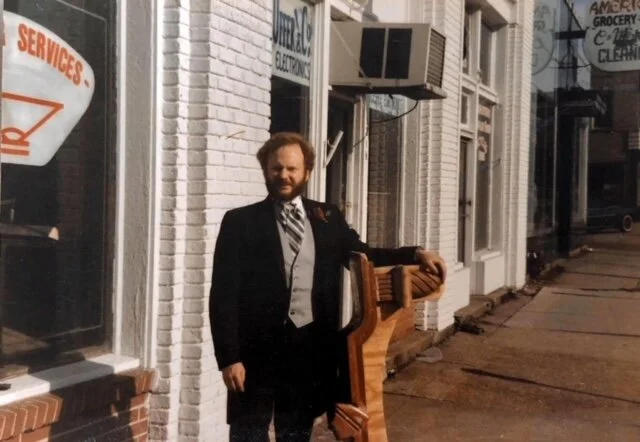  Dan Spector, standing outside of his beloved studio on Broad Avenue, Memphis, TN. 