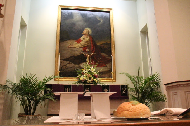 Christmas Service at New Jerusalem Lutheran Church. Lovettsville, Virginia.