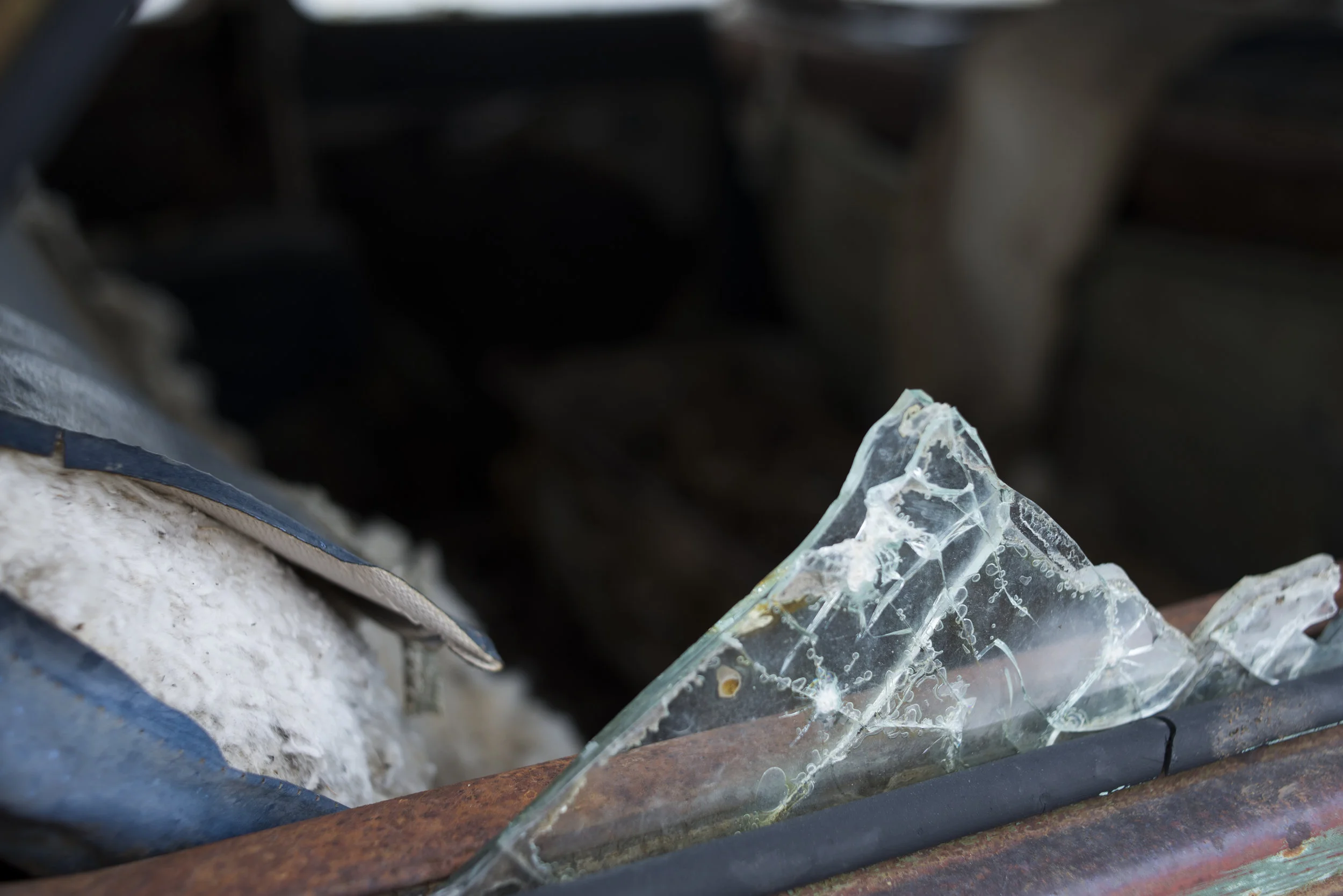 The window I pulled him out of, I had to be careful of this glass!&nbsp;