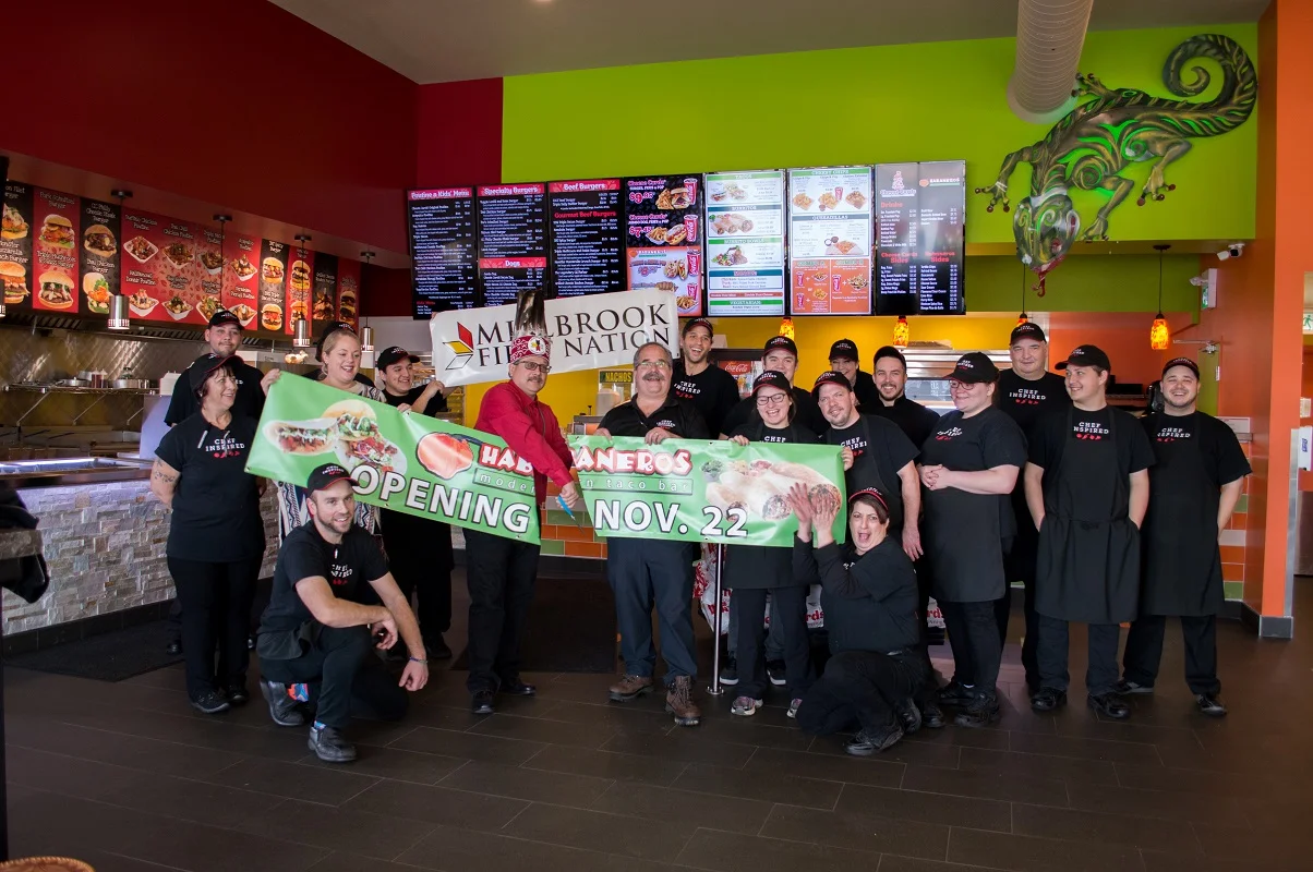 Ribbon cutting at Habaneros opening - 22 November 2017