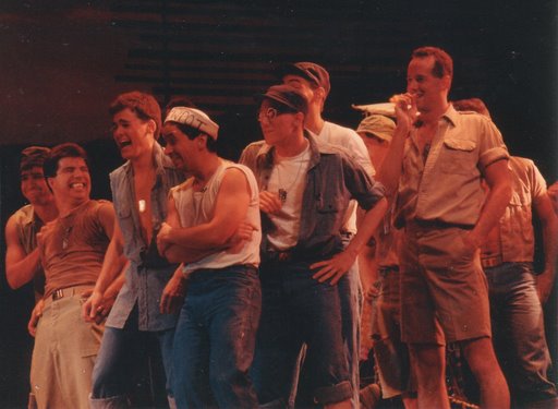  The cast of SOUTH PACIFIC at The Birmingham Theatre, directed by  Peter Lawrence, choreographed by Rob Marshall.  