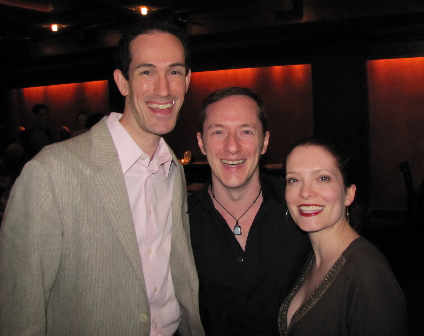  With David Sisco and Leslie Henstock  Songs You've Never Heard and Shows You've Never Heard Of  at the Laurie Beechman 5.10.10 