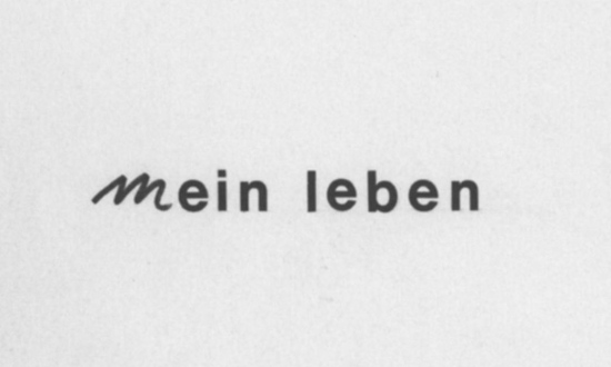 Gerhard Rühm — Mein Leben