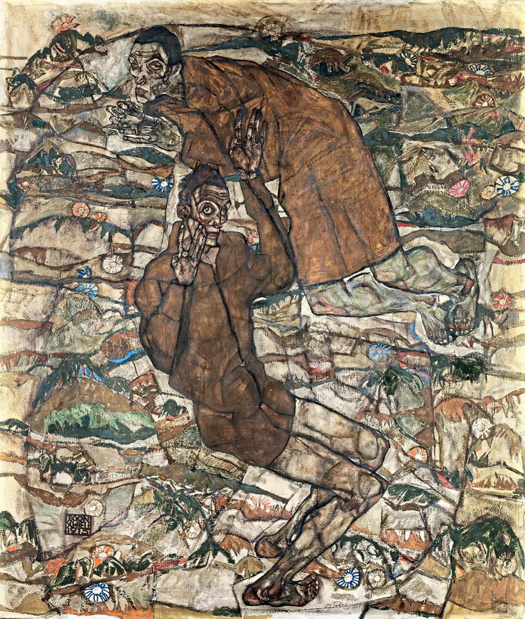 foto: leopold museum, wien, inv. 467 Keine Angst vor den Schattenseiten: Egon Schieles "Entschwebung (Die Blinden II)" aus 1915