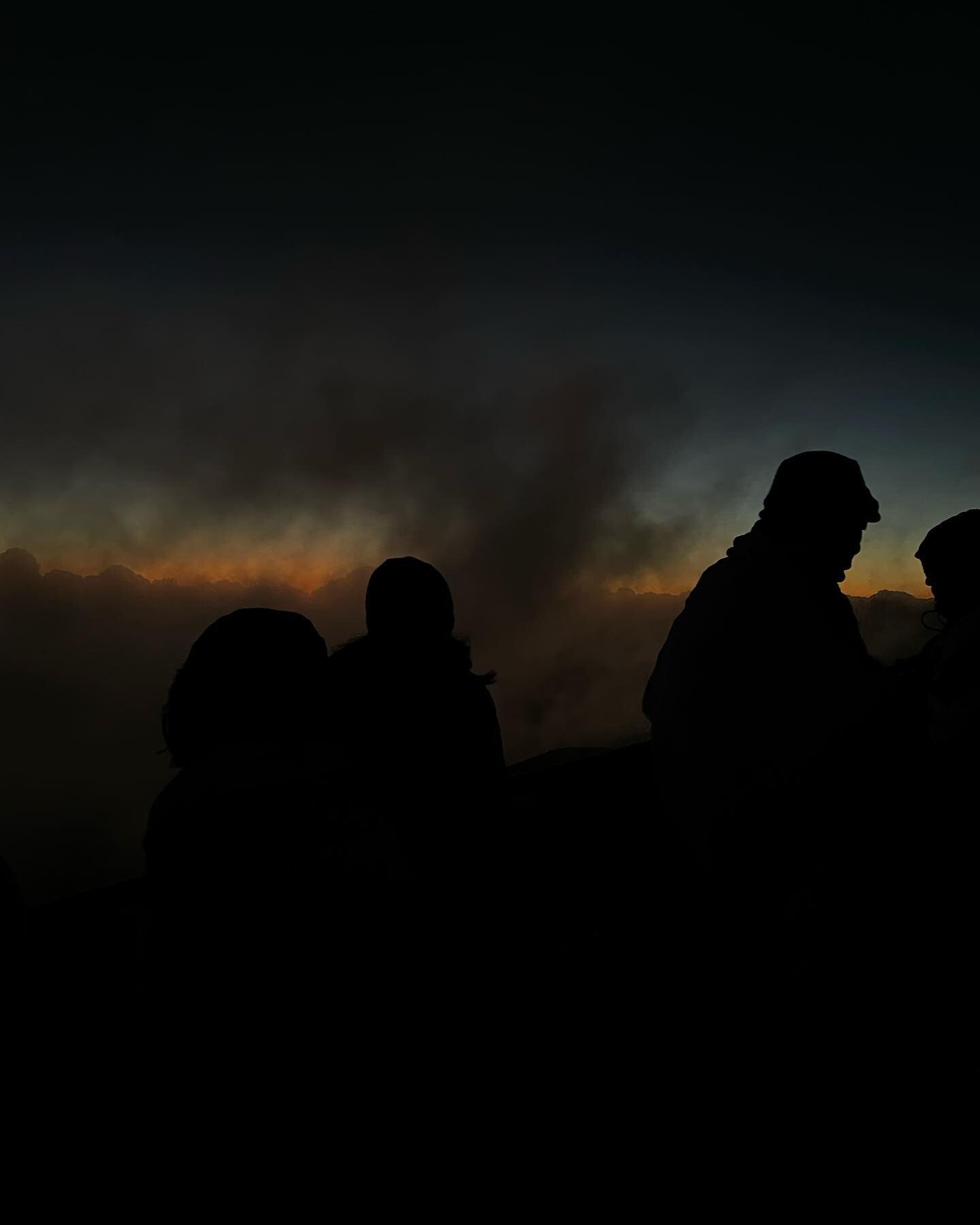 I&rsquo;m not really a post-a-sunset-or-sunrise kinda guy, but this was one of the most powerful sights I&rsquo;ve seen in quite a while.

Maddie and I woke up at 4am to drive up 10,000 foot volcano in Maui to watch the sunrise last week. We froze ou