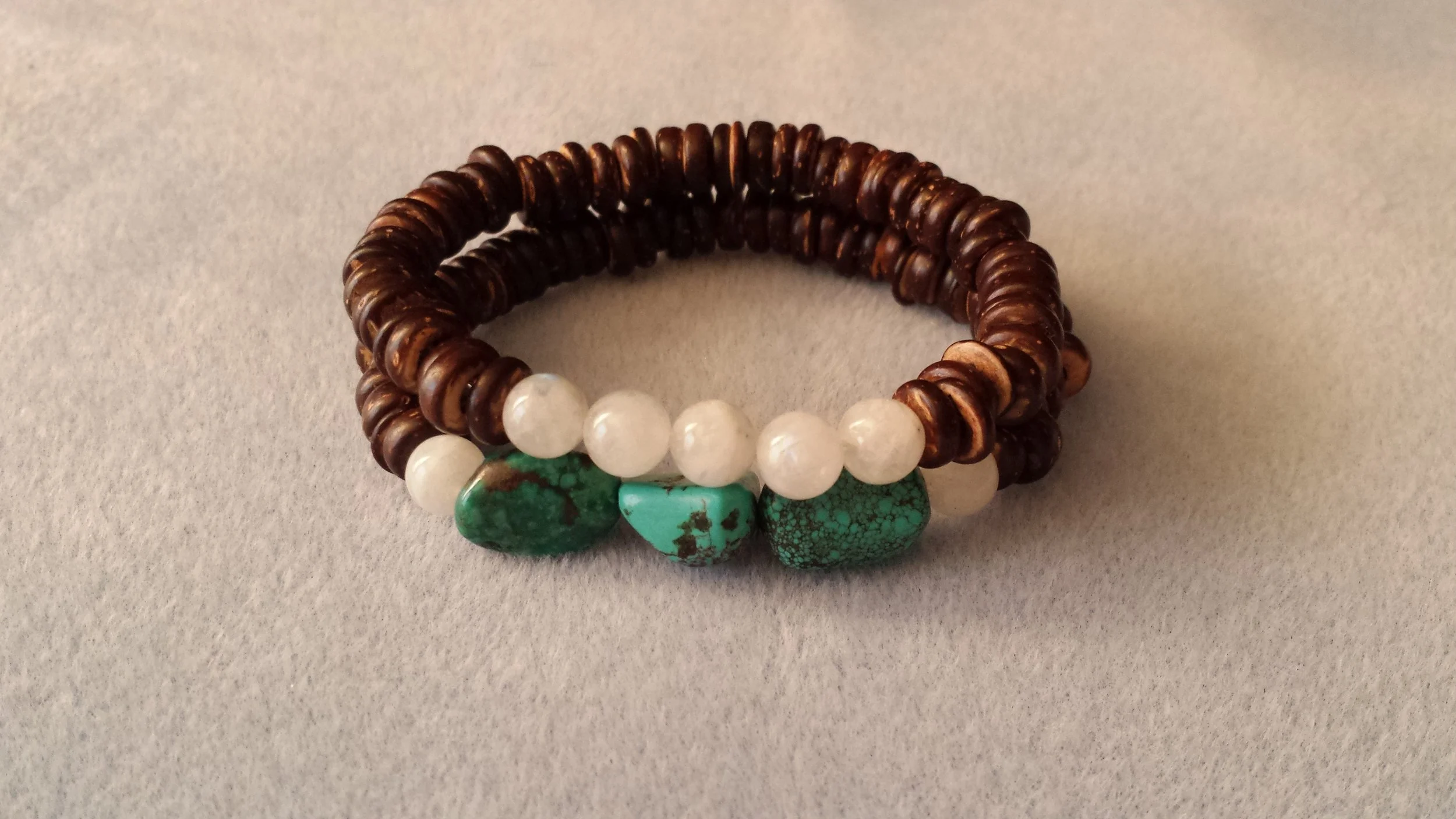 Turquoise and Moonstones Bracelet (2).jpg