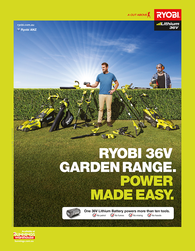 Ryobi 36V Garden Range