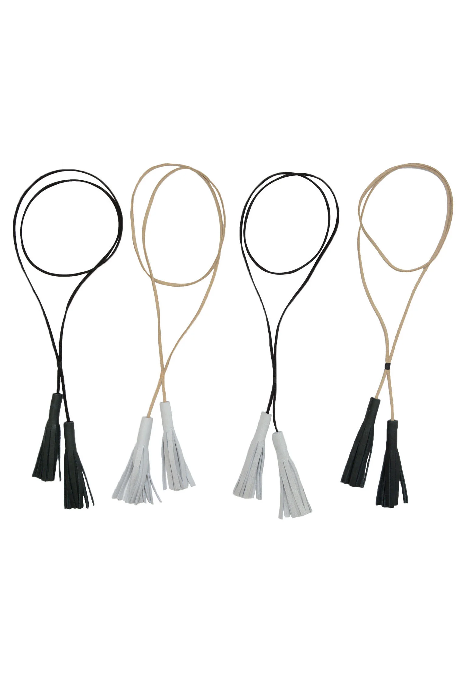 double tassel necklace options