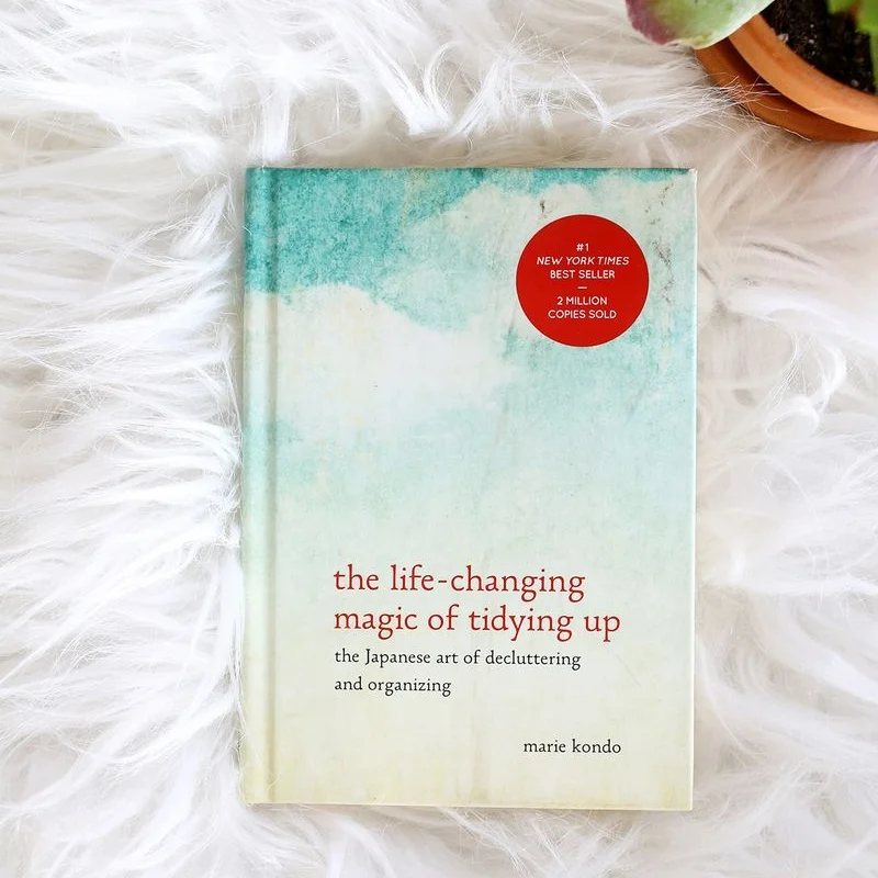 tidy up - I know, I know, you hear about this book all the time (it's just so good)! Spring cleaning is the perfect time to really implement Kondo's tips in The Life-Changing Magic... because that warm weather shift makes it such a motivating time of year. I don't know about you, but decluttering to live in a neat, minimal space does WONDERS for my sense of calm and keeps me feeling insanely motivated to tackle any task.