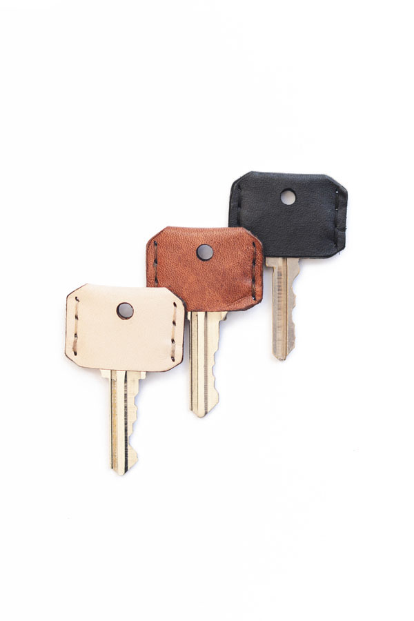 Leather Key Topper Set