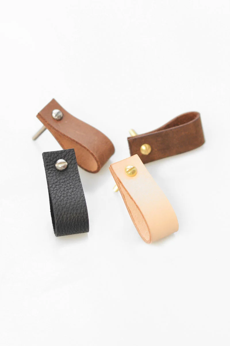 chinese dress ladies Romi Classic Leather Drawer Pulls and Leather Cabinet Pulls main image 1