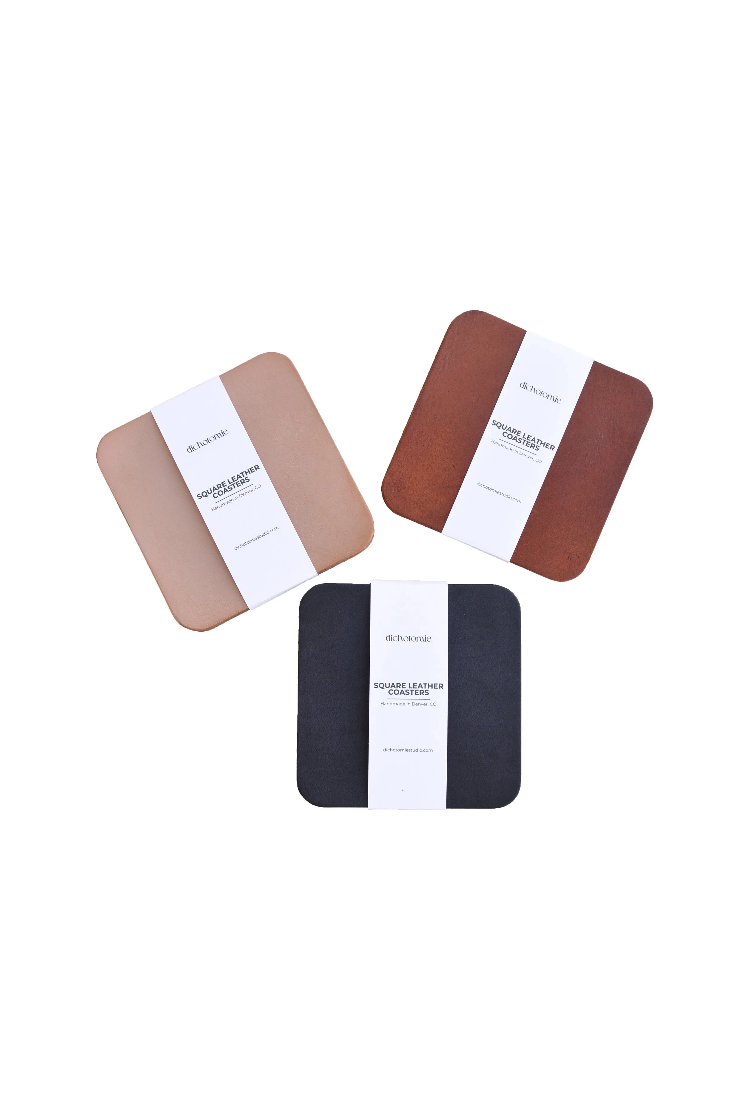 Square Leather Coasters