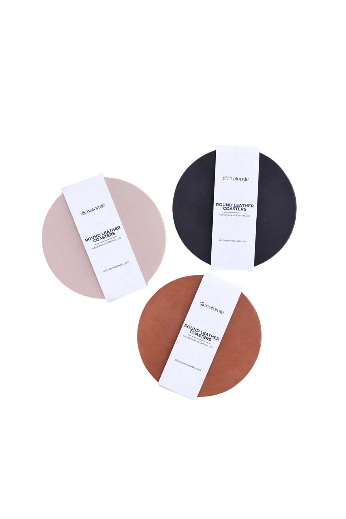 Round Leather Coasters