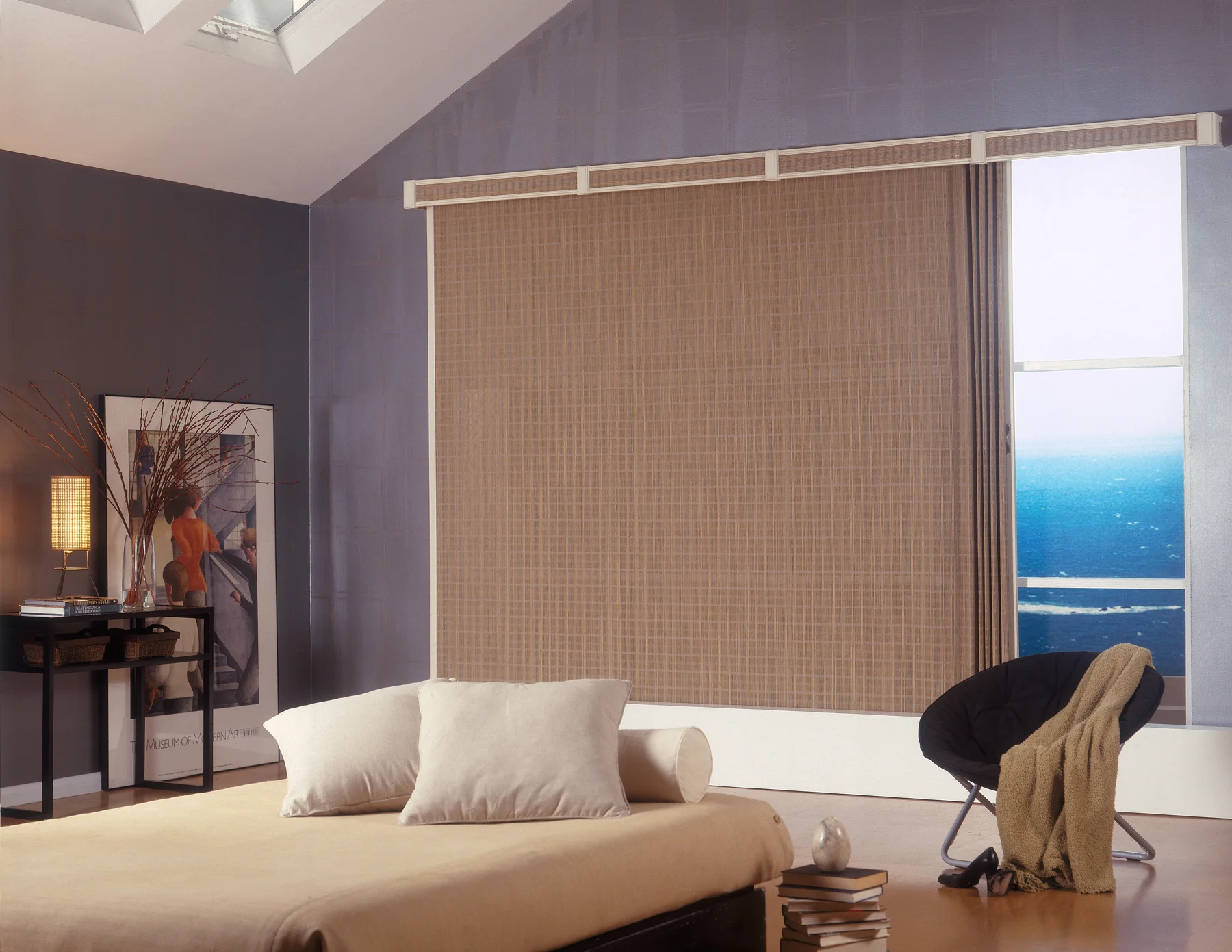  The Mandalay Vertical Woven Wood Melhanna Shade