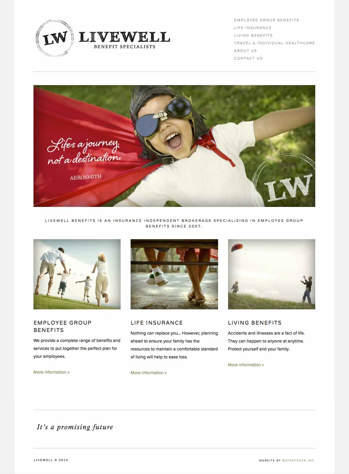 Live Well Benefits website