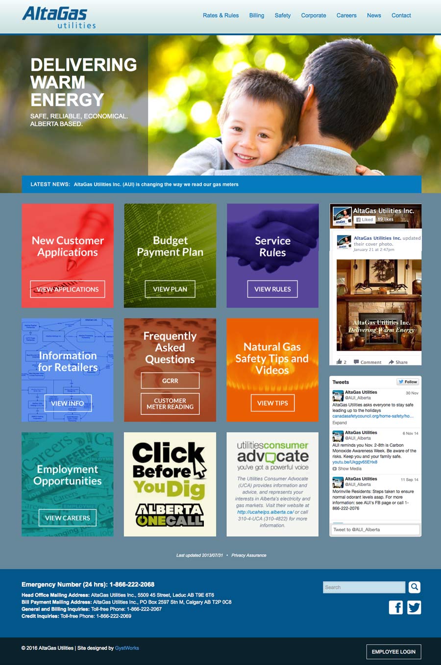 AltaGas Utilities website