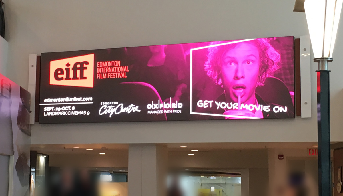 Edmonton International Film Festival - Electronic Billboard