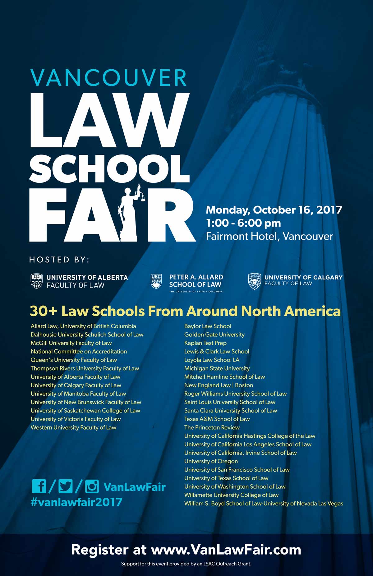 Vancouver Law School Fair 2017 – poster