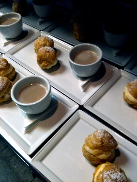 Profiterols & Chai Tea
