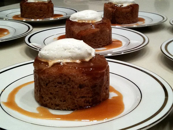 Apple Spice Cake Sour Cream Chantilly