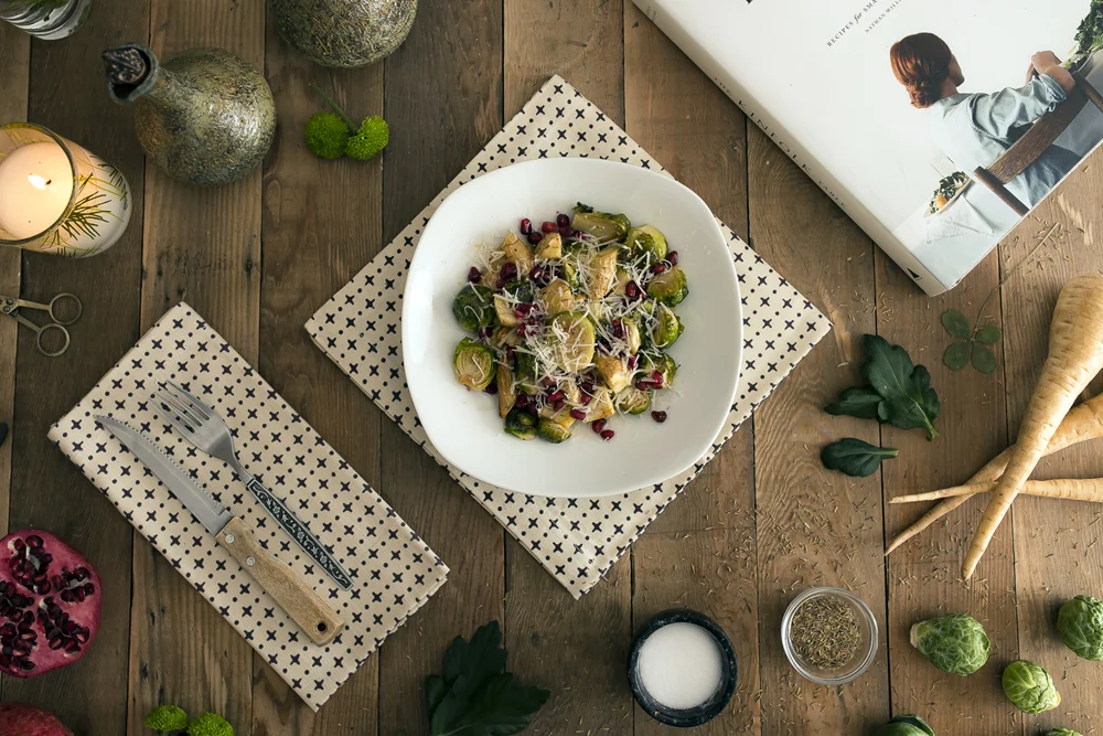 Rondriso Farms Roasted Parsnips & Brussels Sprouts
