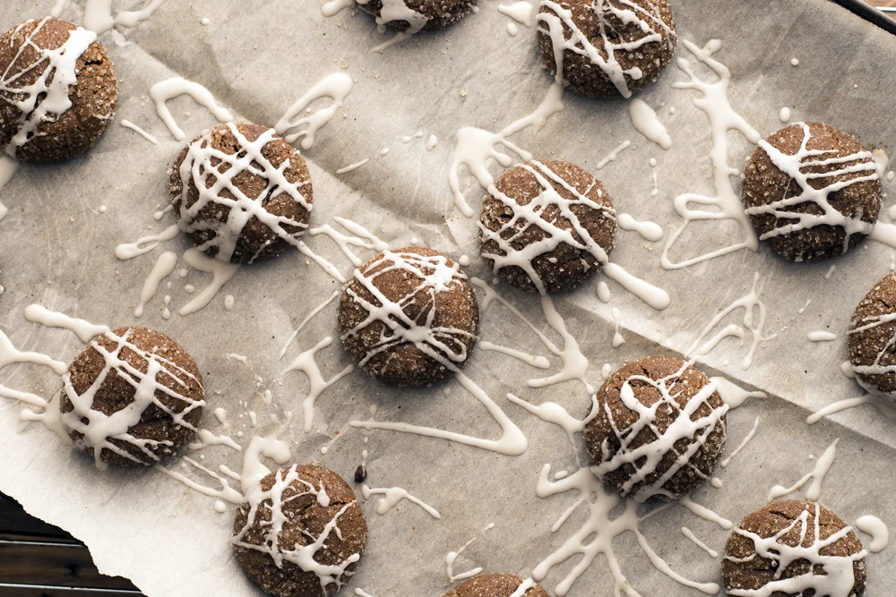 Molasses Spice Cookies with Rum 
