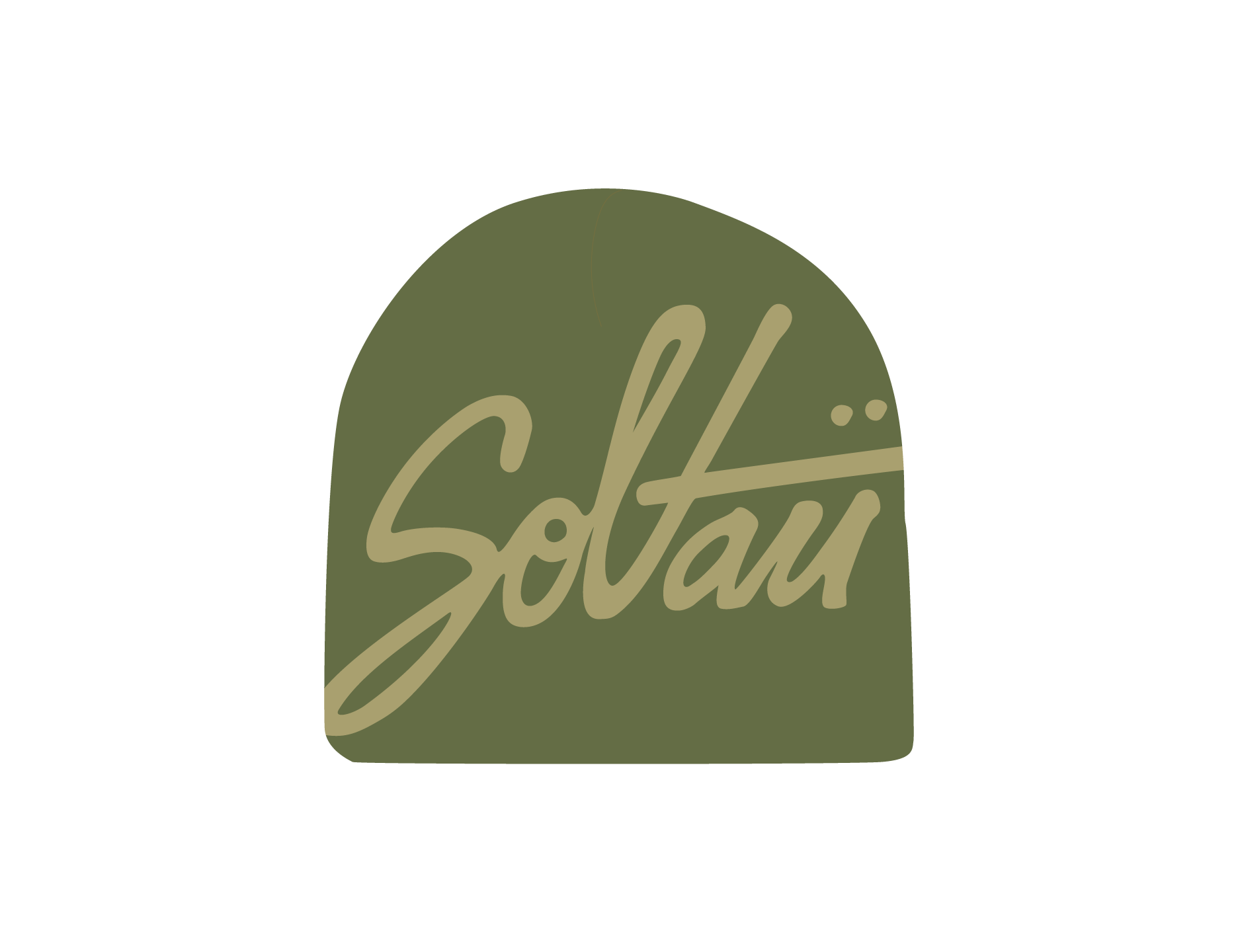 Script Logo Beanie - Green — Soltau
