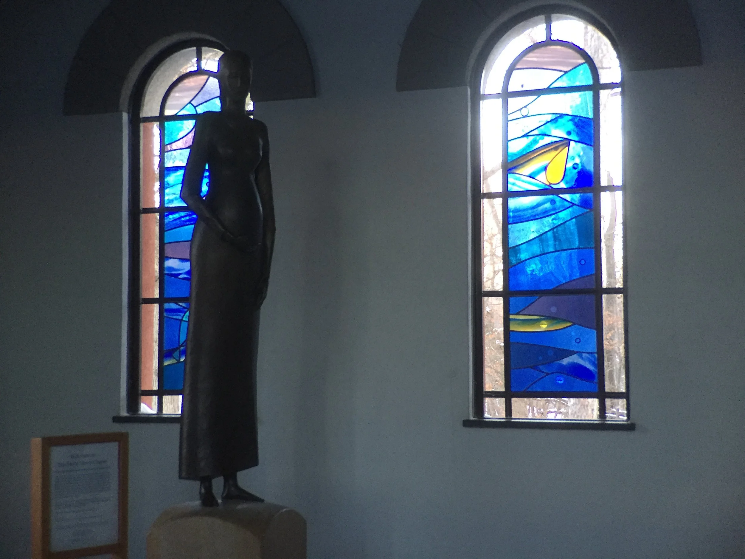 Mary greets us in the chapel