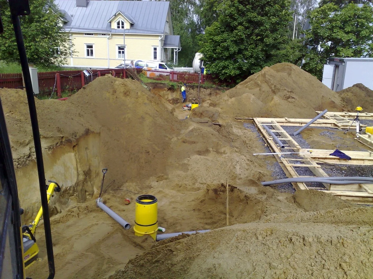 Paritalon viemäröinti