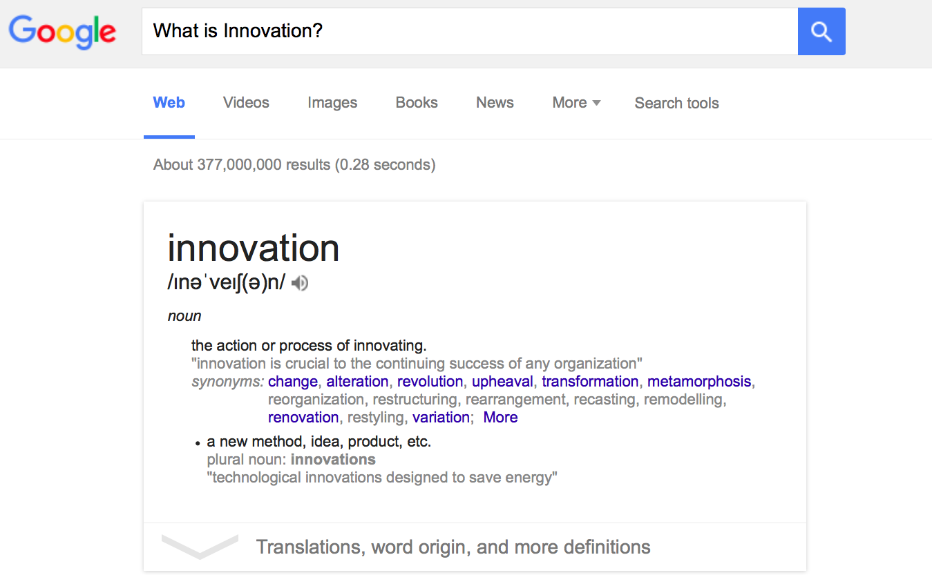 What is Innovation?