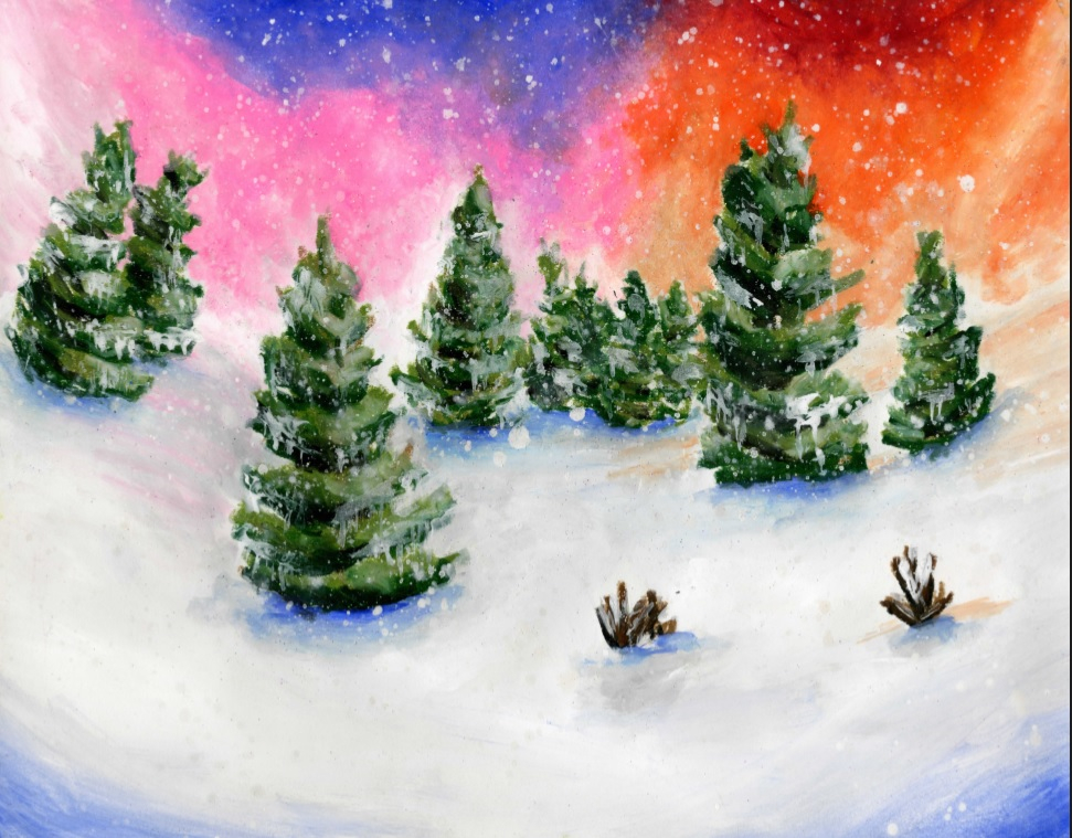Image of a painting of a landscape.