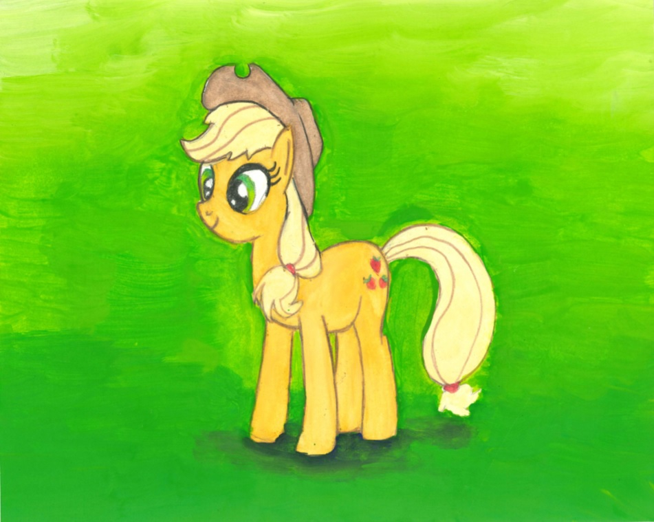 Image of a painting of a pony.