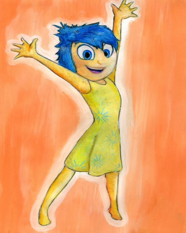 Image of a painting of a movie cartoon character.